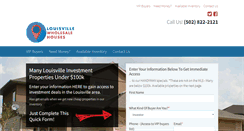 Desktop Screenshot of louisvillewholesalehouses.com