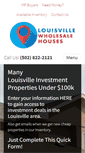 Mobile Screenshot of louisvillewholesalehouses.com